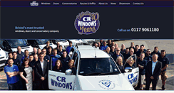 Desktop Screenshot of crwindows.co.uk